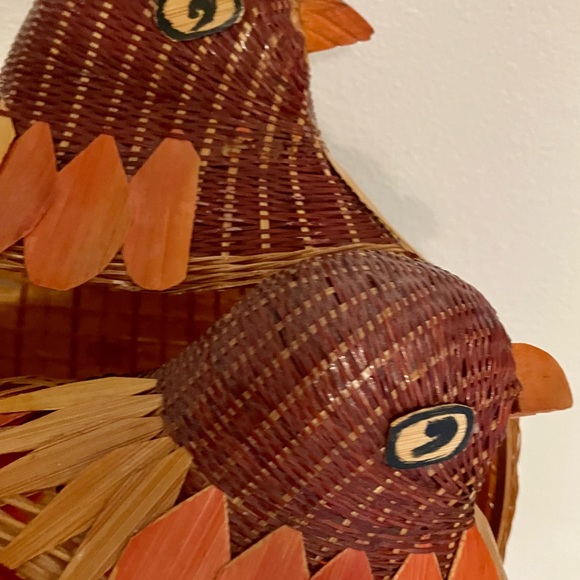 VINTAGE ZHEJIANG STYLE HAND CRAFTED BIRD BASKETS PEOPLES REPUBLIC OF CHINA - Picture 3 of 16